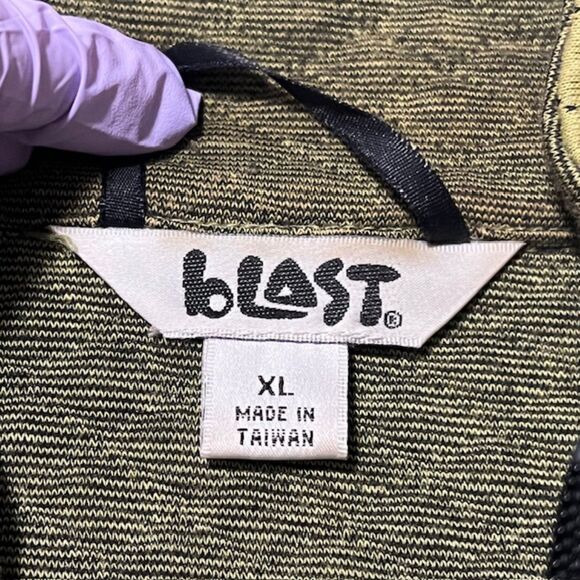 Blast Womens Green Mock Neck Full Zip Vest Jacket With Pockets Size XL - Picture 8 of 11